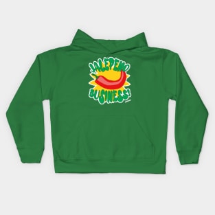 Jalepeno Business Hot Pepper Humor Slogan Kids Hoodie